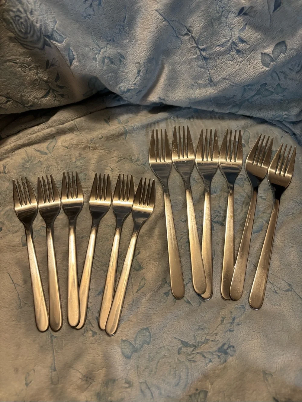 IKEA FORNUFT 22458 Stainless Steel Dinner Fork Set - Brushed Silver